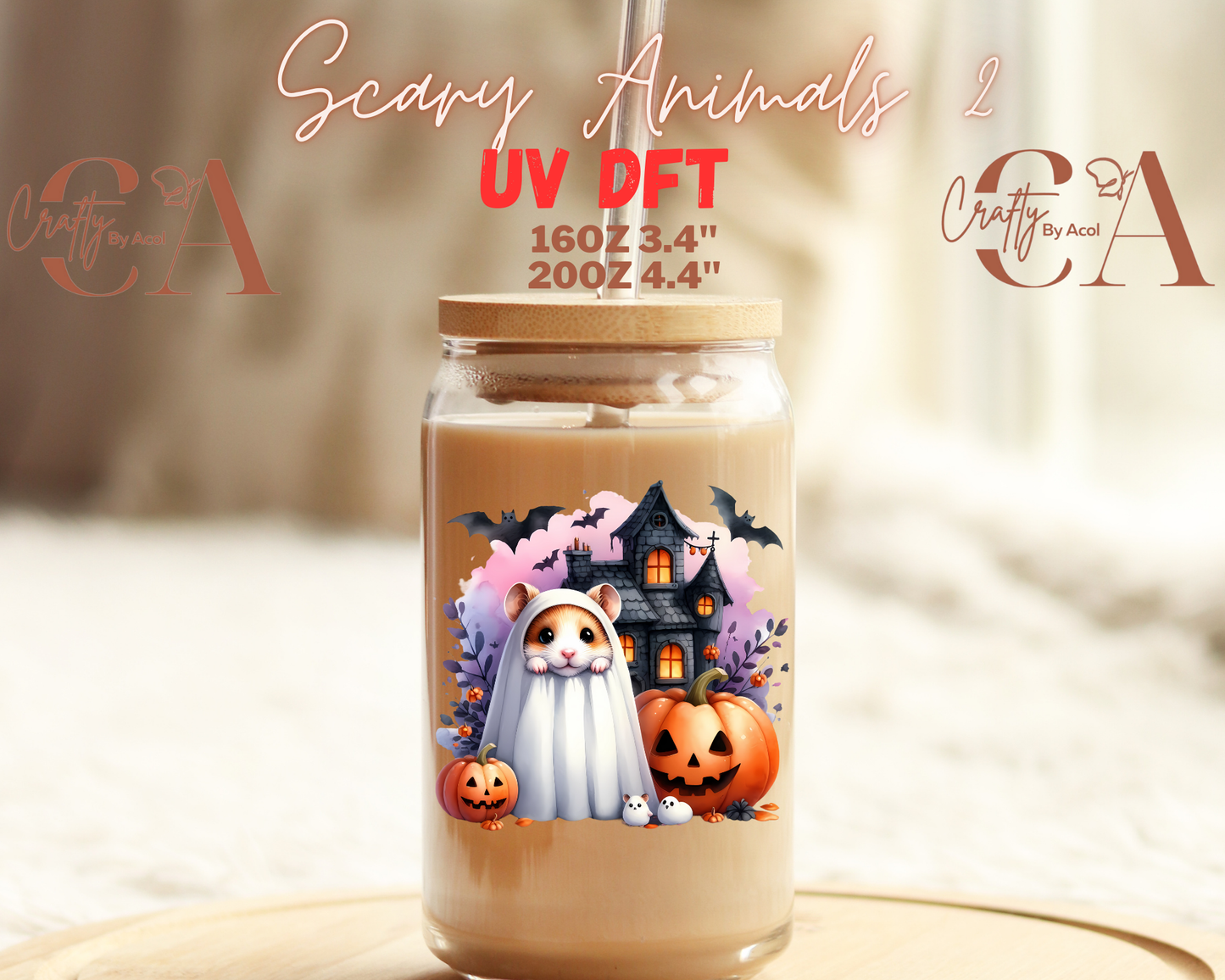 Scary Animals UV DFT Decal
