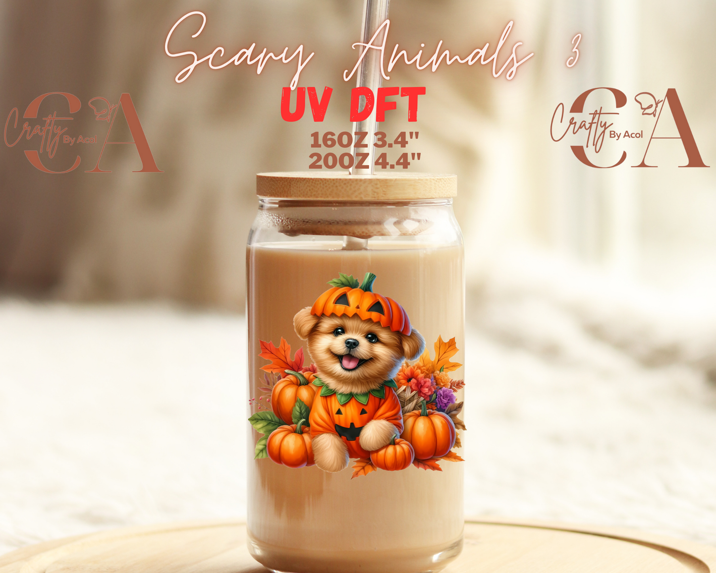 Scary Animals UV DFT Decal