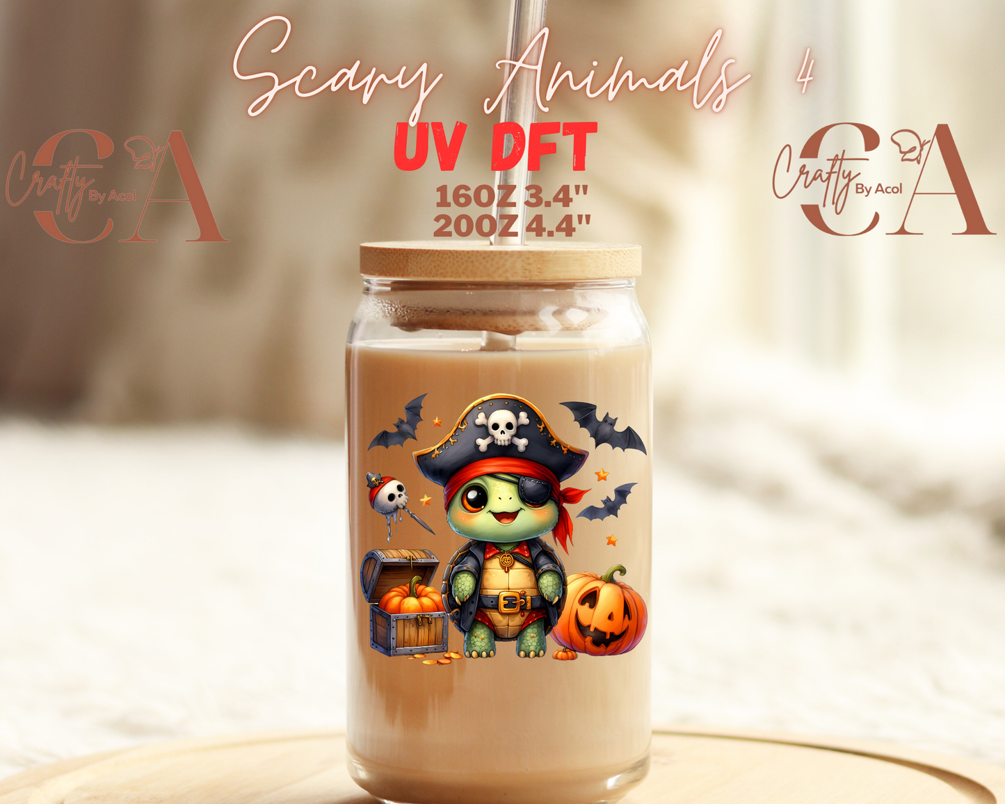 Scary Animals UV DFT Decal