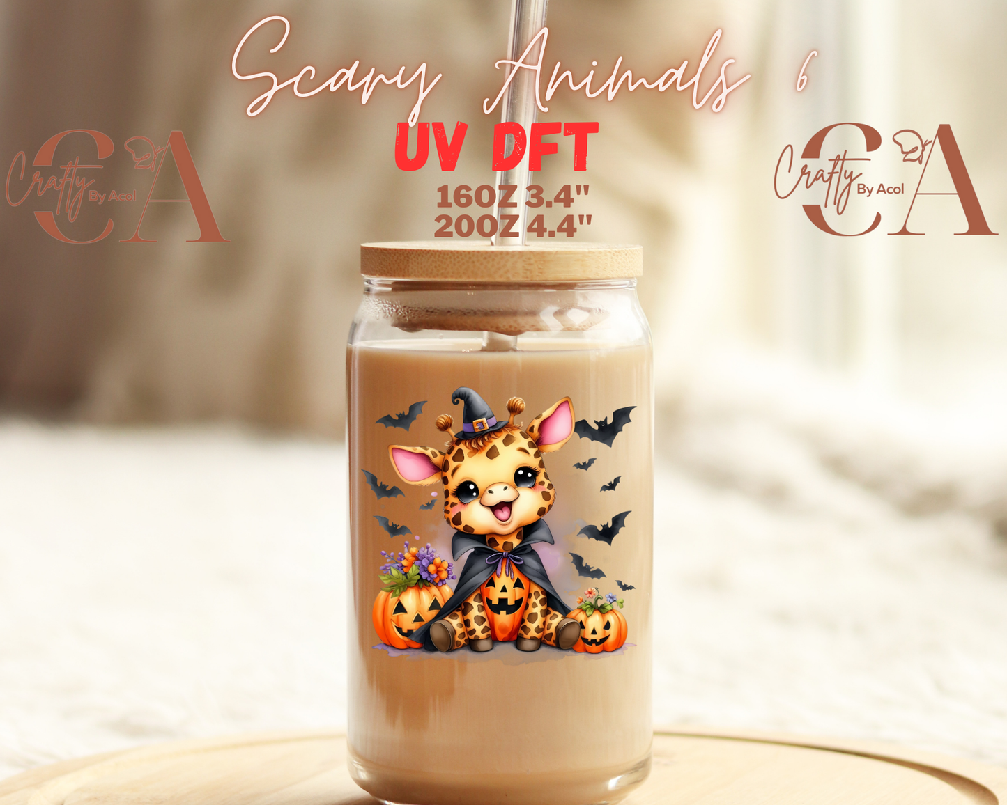 Scary Animals UV DFT Decal