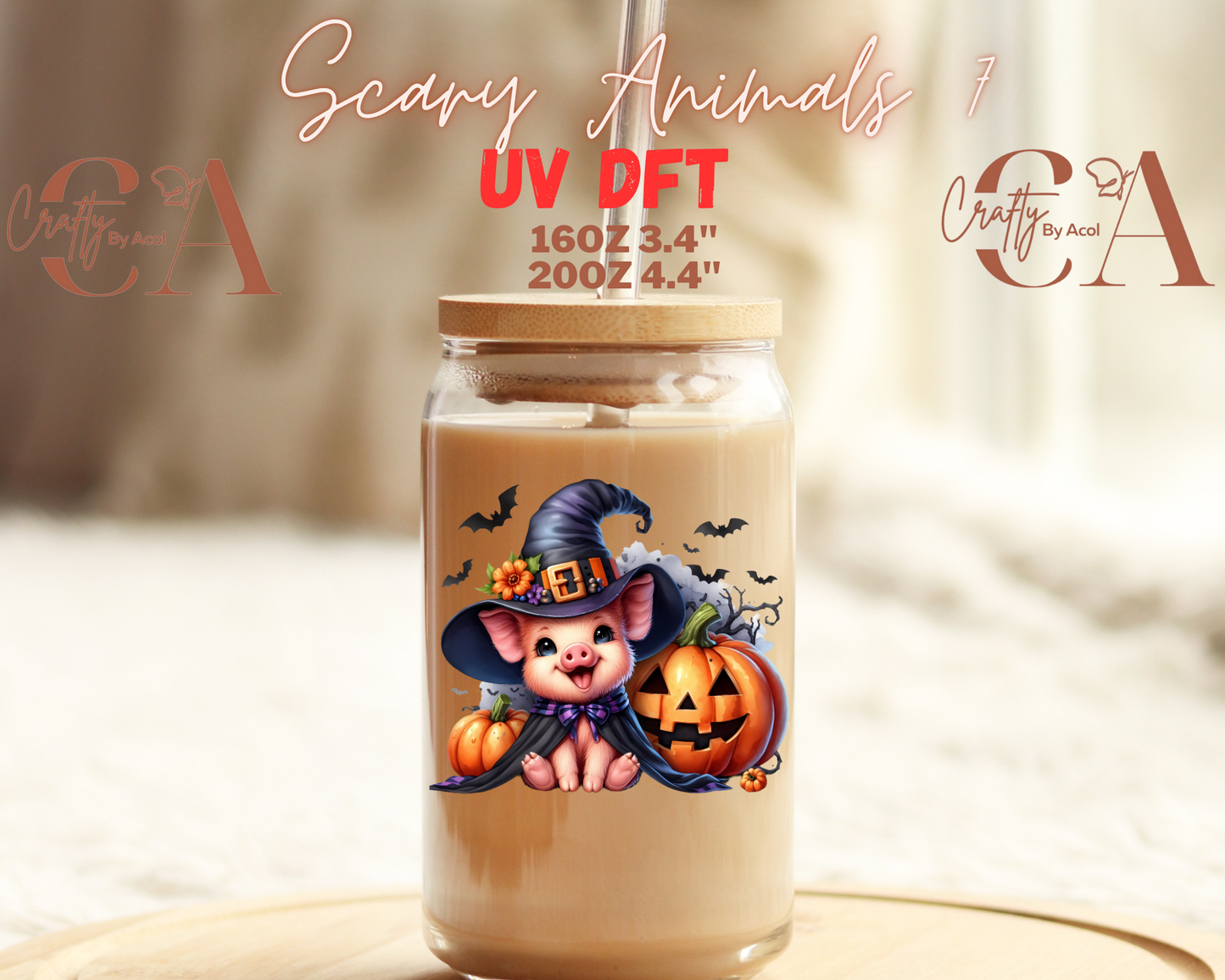 Scary Animals UV DFT Decal