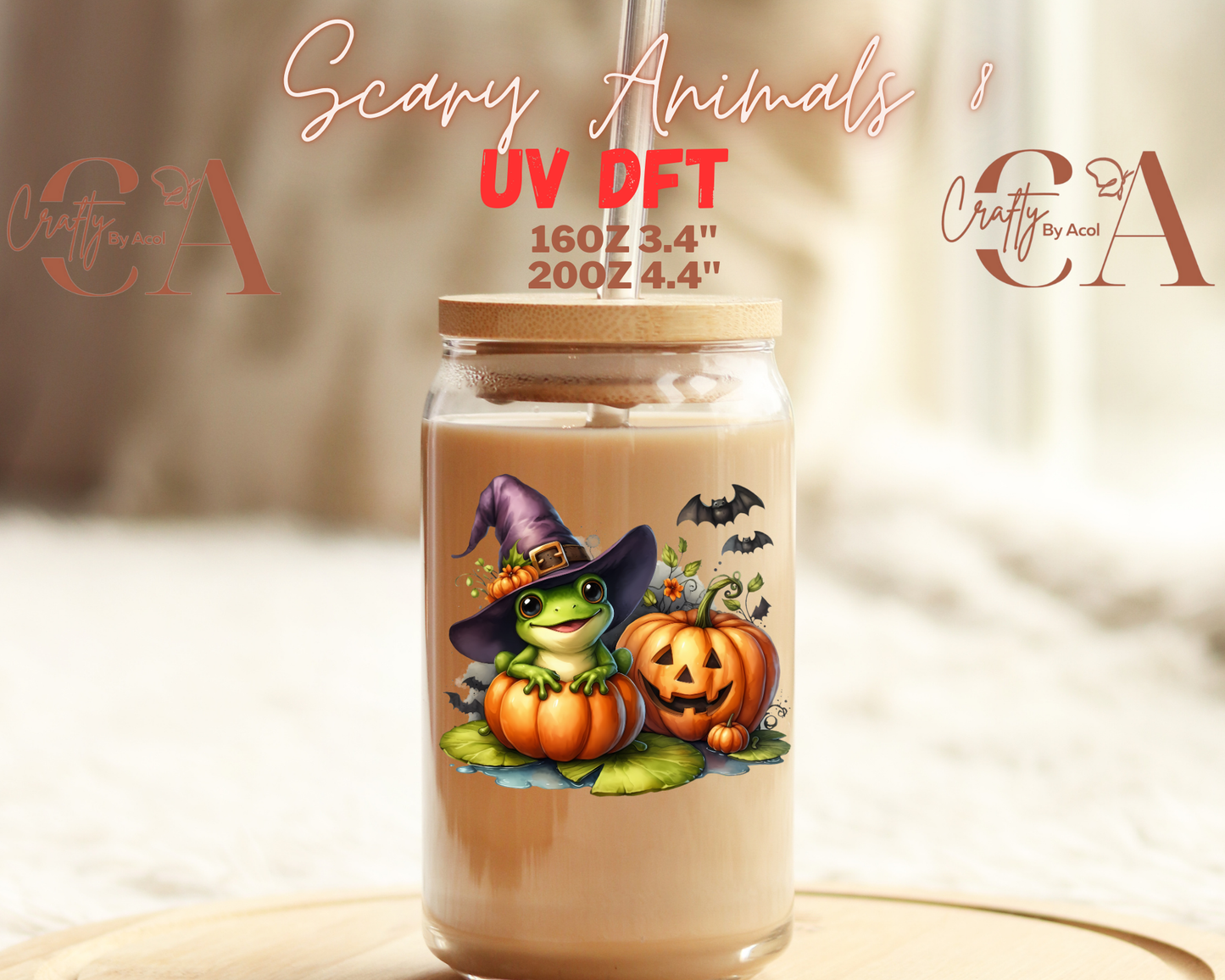 Scary Animals UV DFT Decal