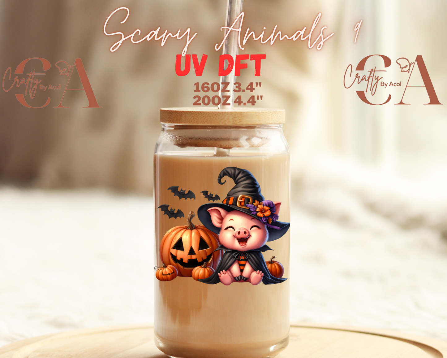 Scary Animals UV DFT Decal