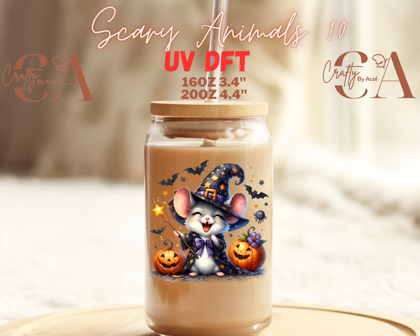 Scary Animals UV DFT Decal