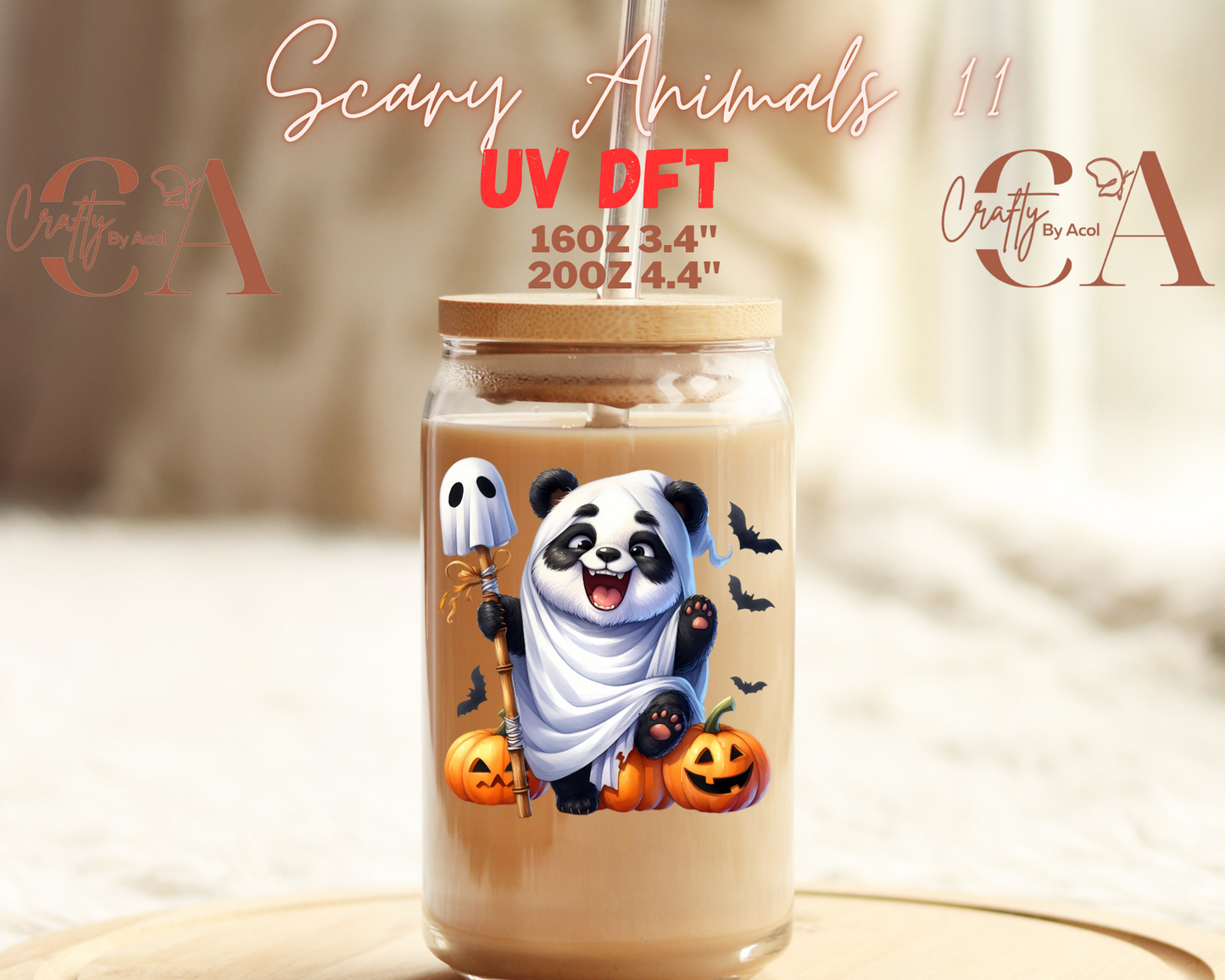 Scary Animals UV DFT Decal