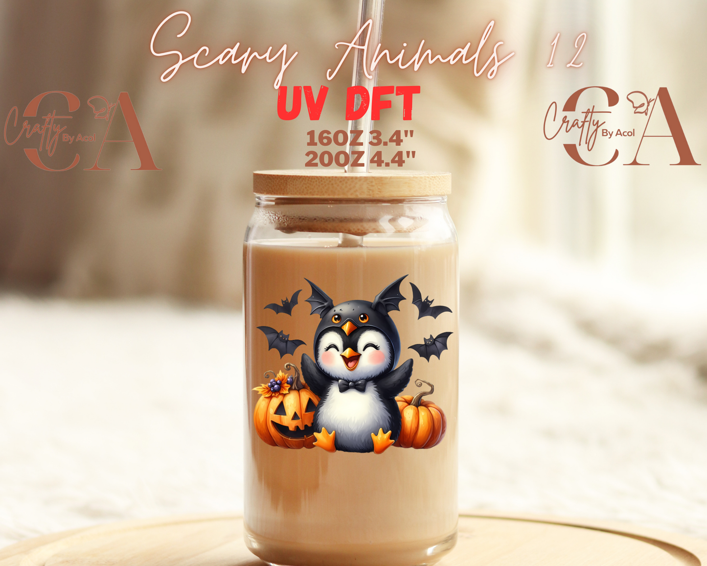 Scary Animals UV DFT Decal