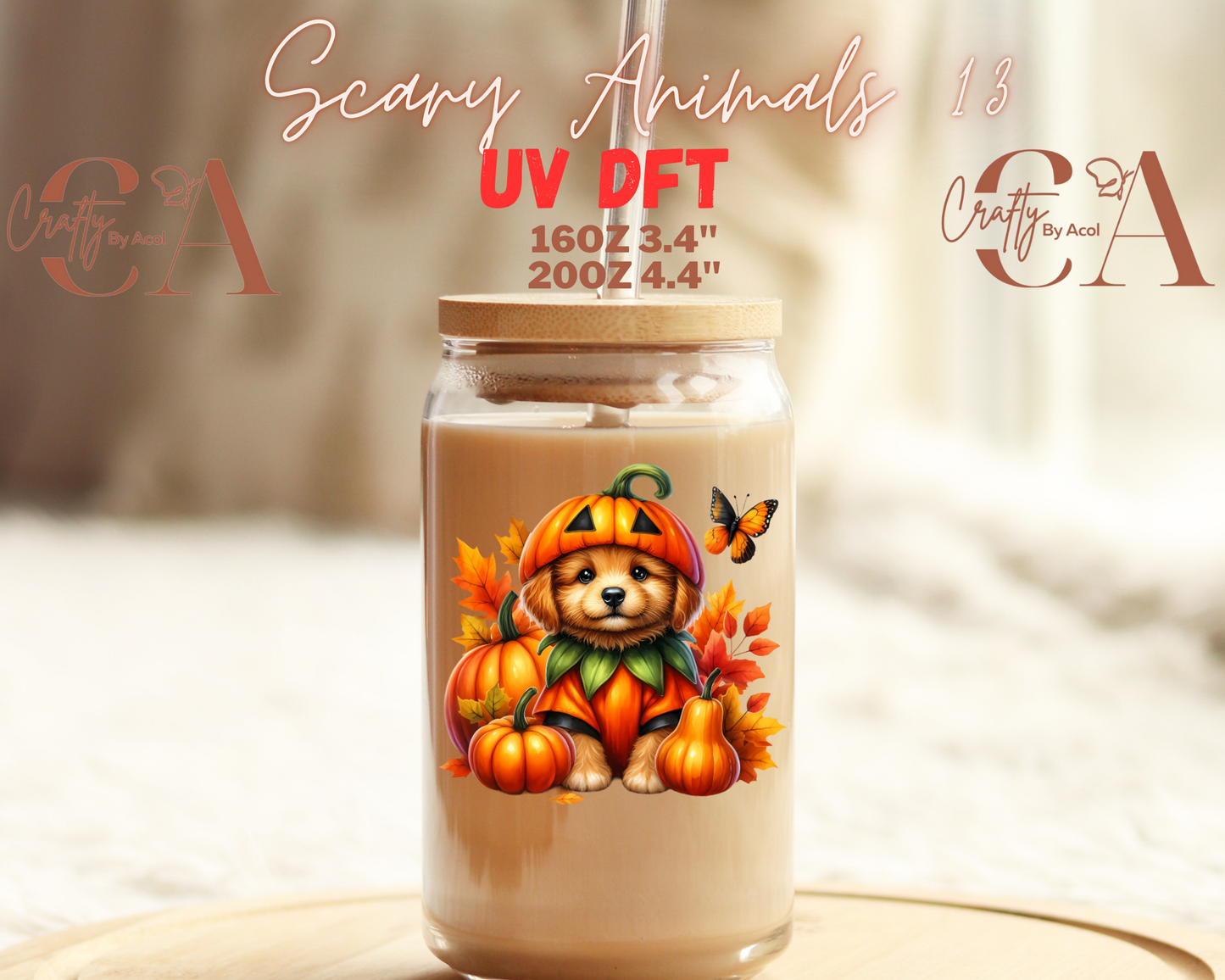 Scary Animals UV DFT Decal