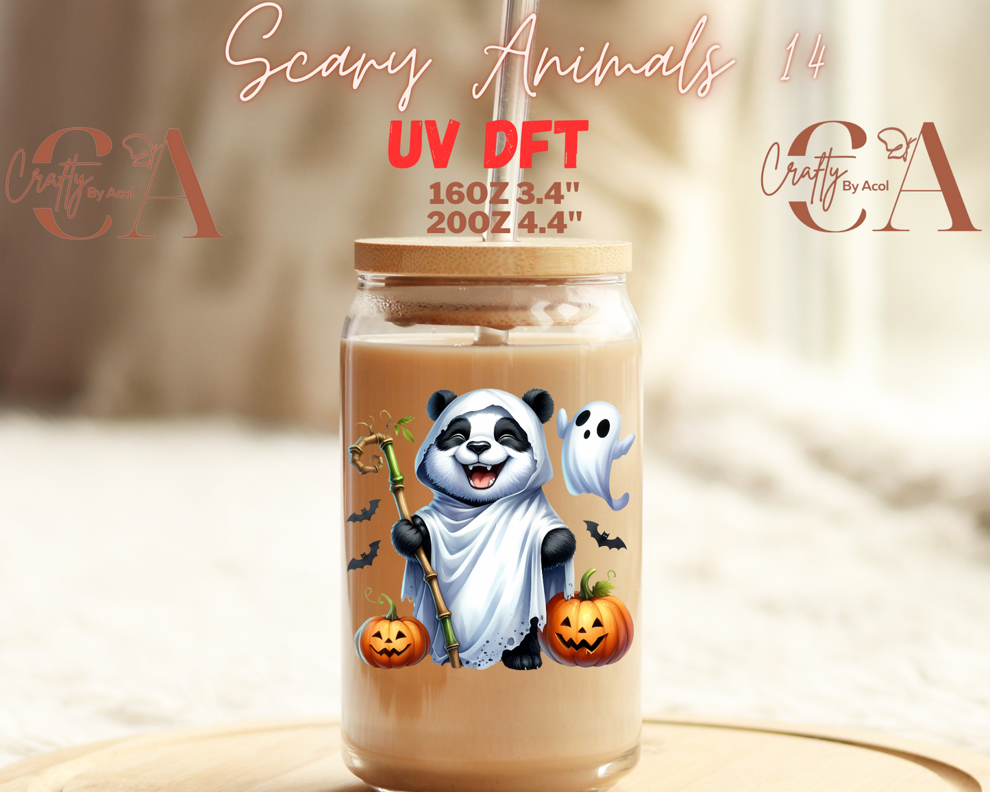 Scary Animals UV DFT Decal