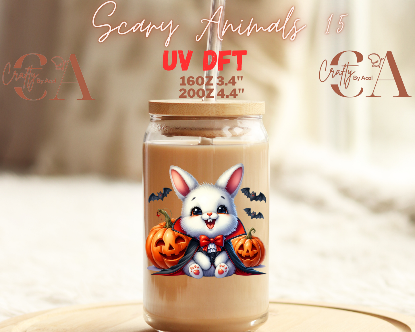 Scary Animals UV DFT Decal