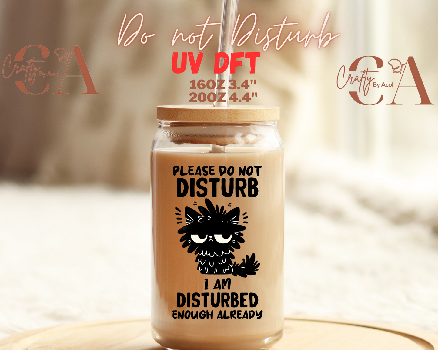 Animals Attitude Decal UV DFT Decal