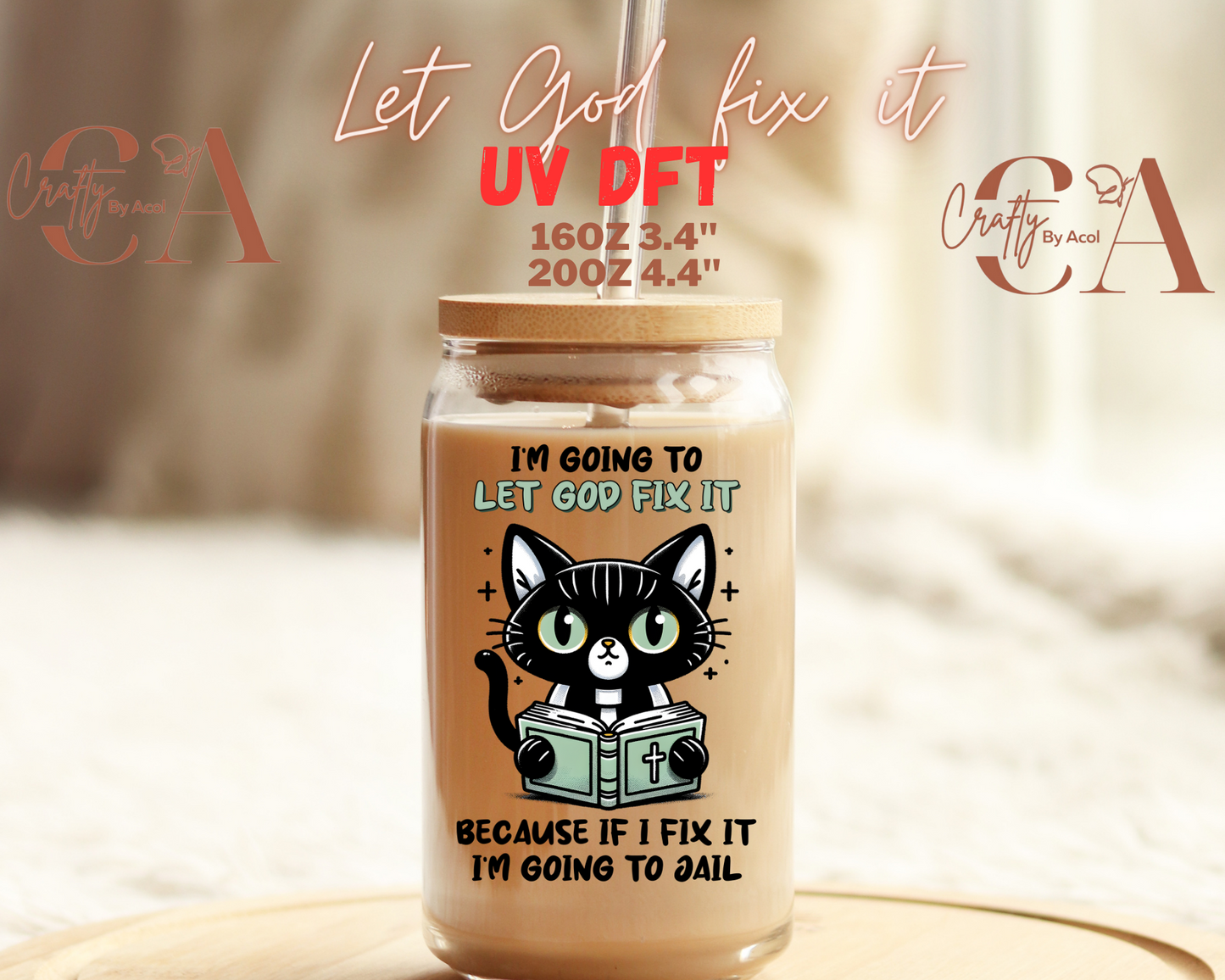 Animals Attitude Decal UV DFT Decal