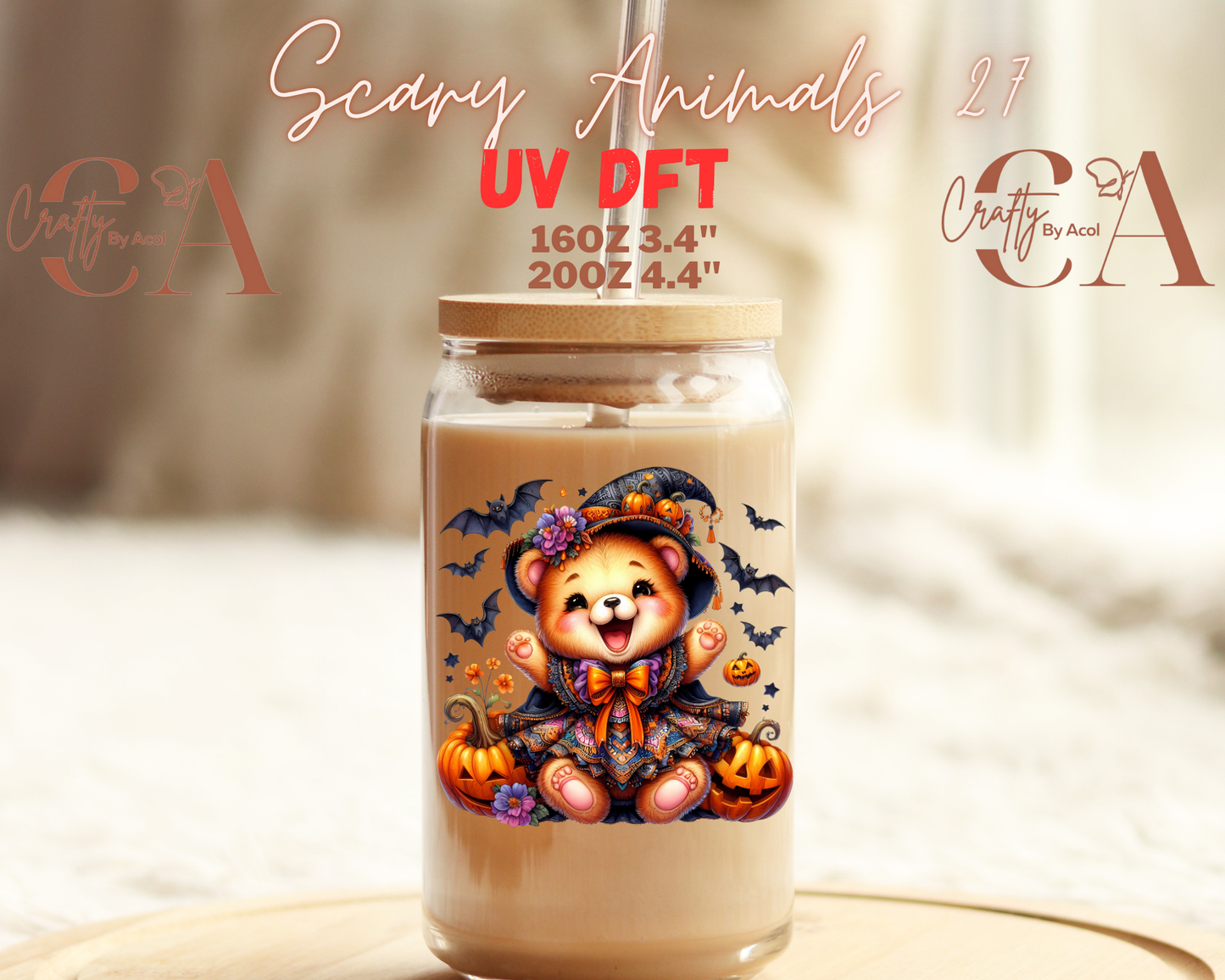 Scary Animals 2 UV DFT Decal