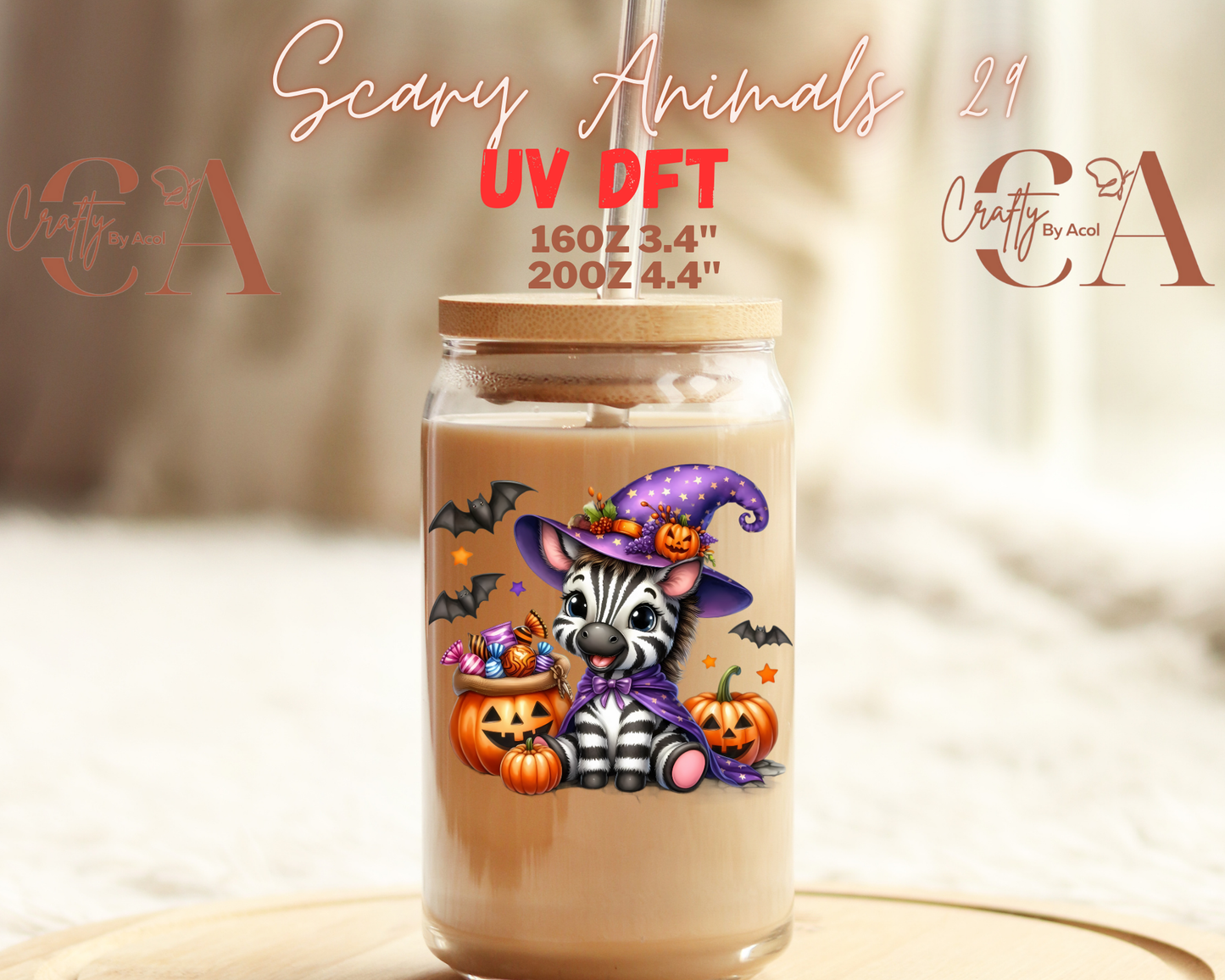 Scary Animals 2 UV DFT Decal