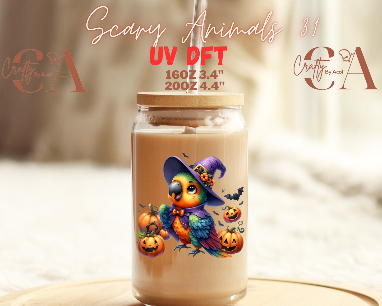 Scary Animals 2 UV DFT Decal