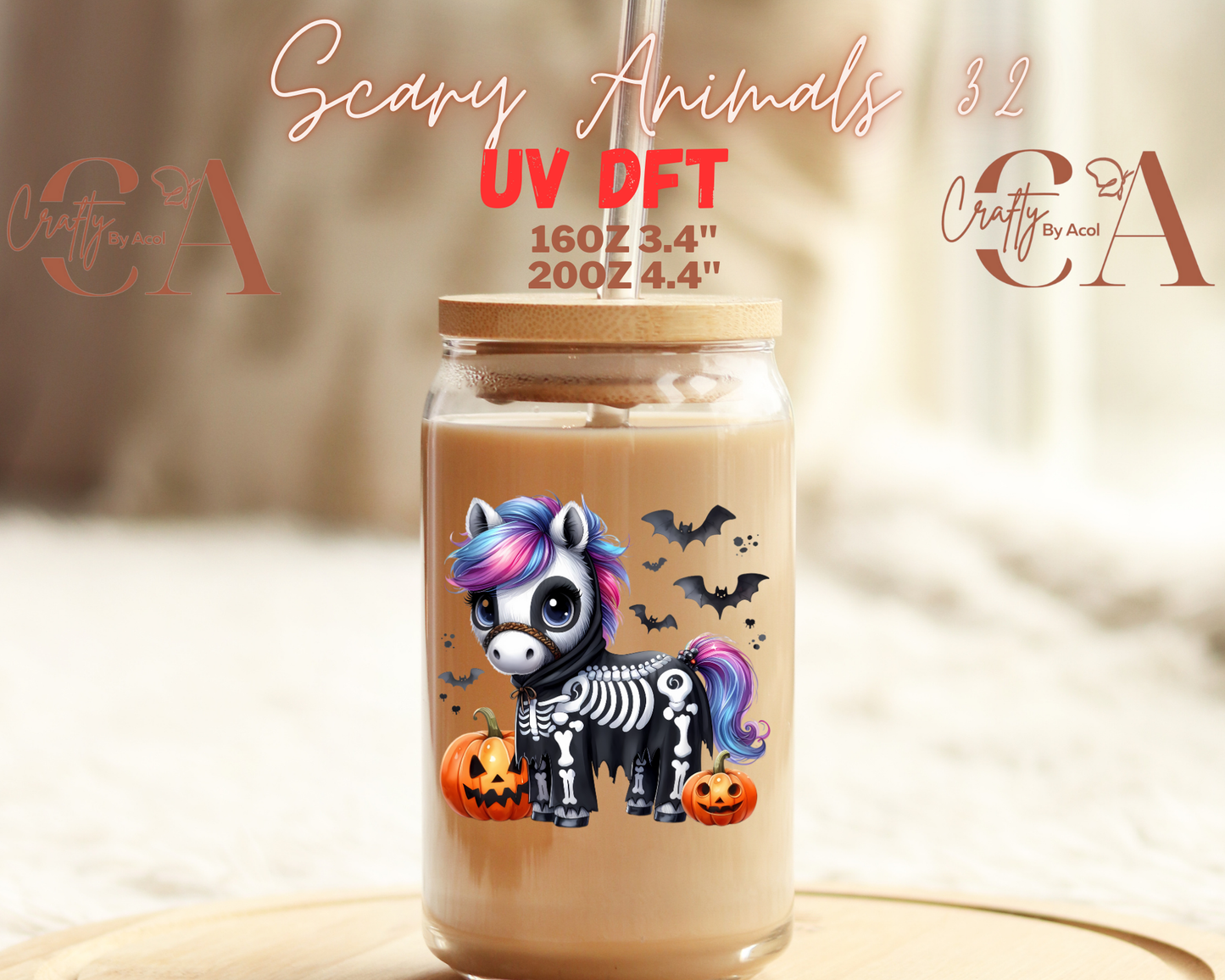 Scary Animals 2 UV DFT Decal
