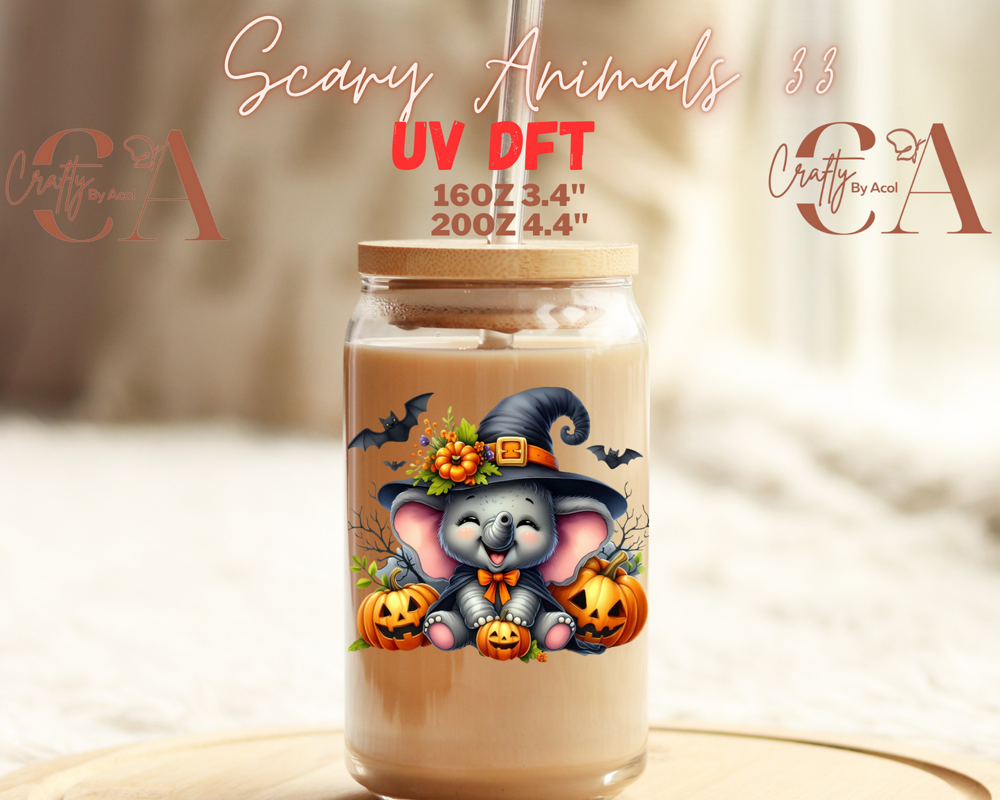 Scary Animals 2 UV DFT Decal