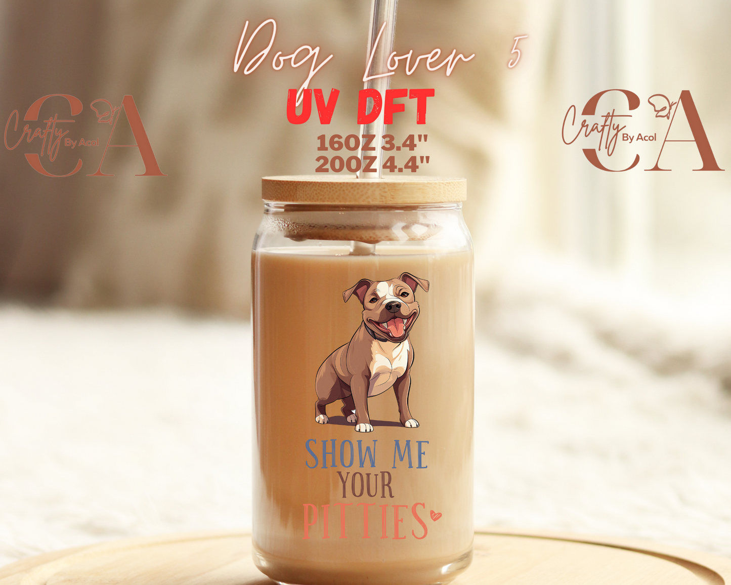 Dog Lover Decal UV DFT Decal