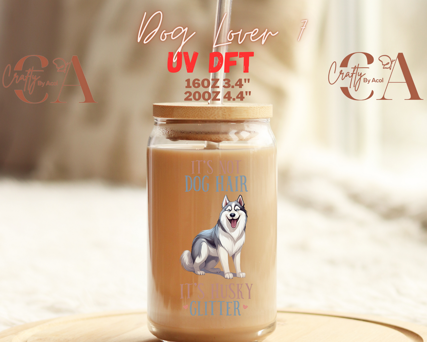 Dog Lover Decal UV DFT Decal