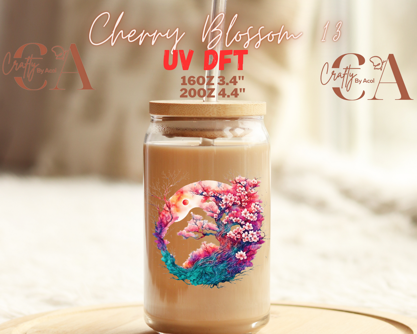 Cherry Blossom UV DFT Decal