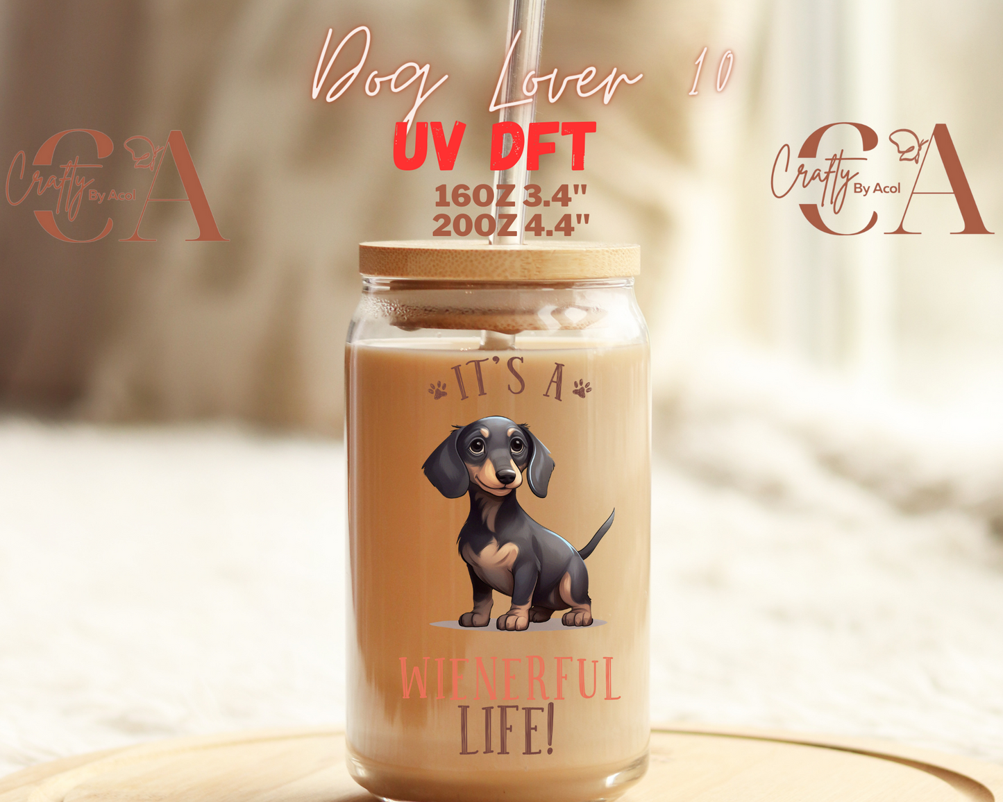 Dog Lover Decal UV DFT Decal