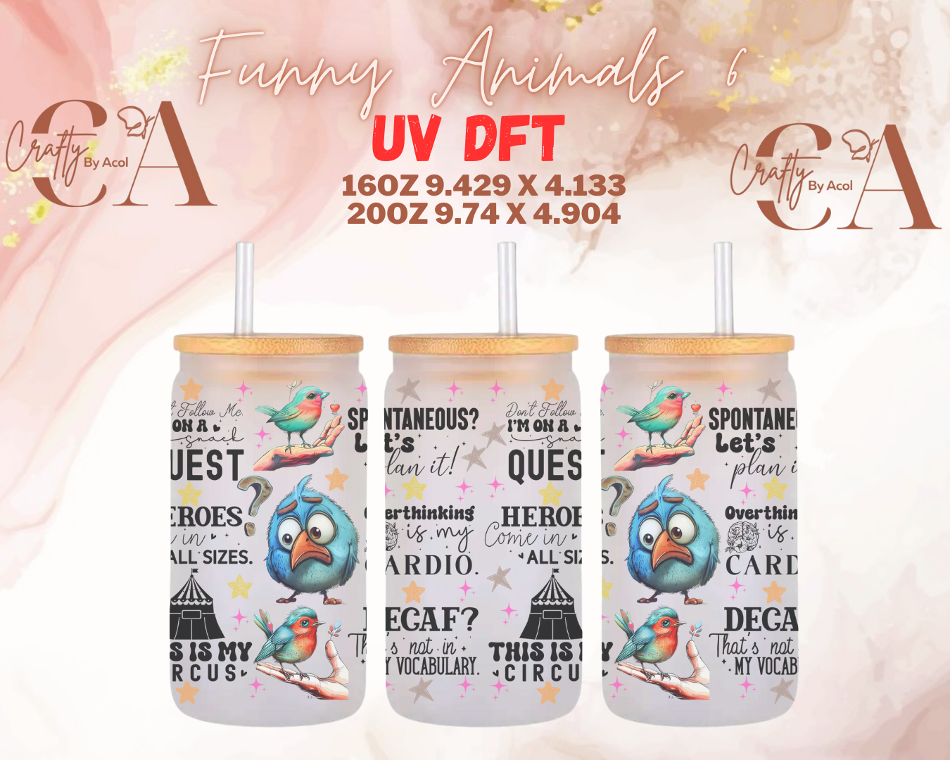 Funny Animals UV DFT