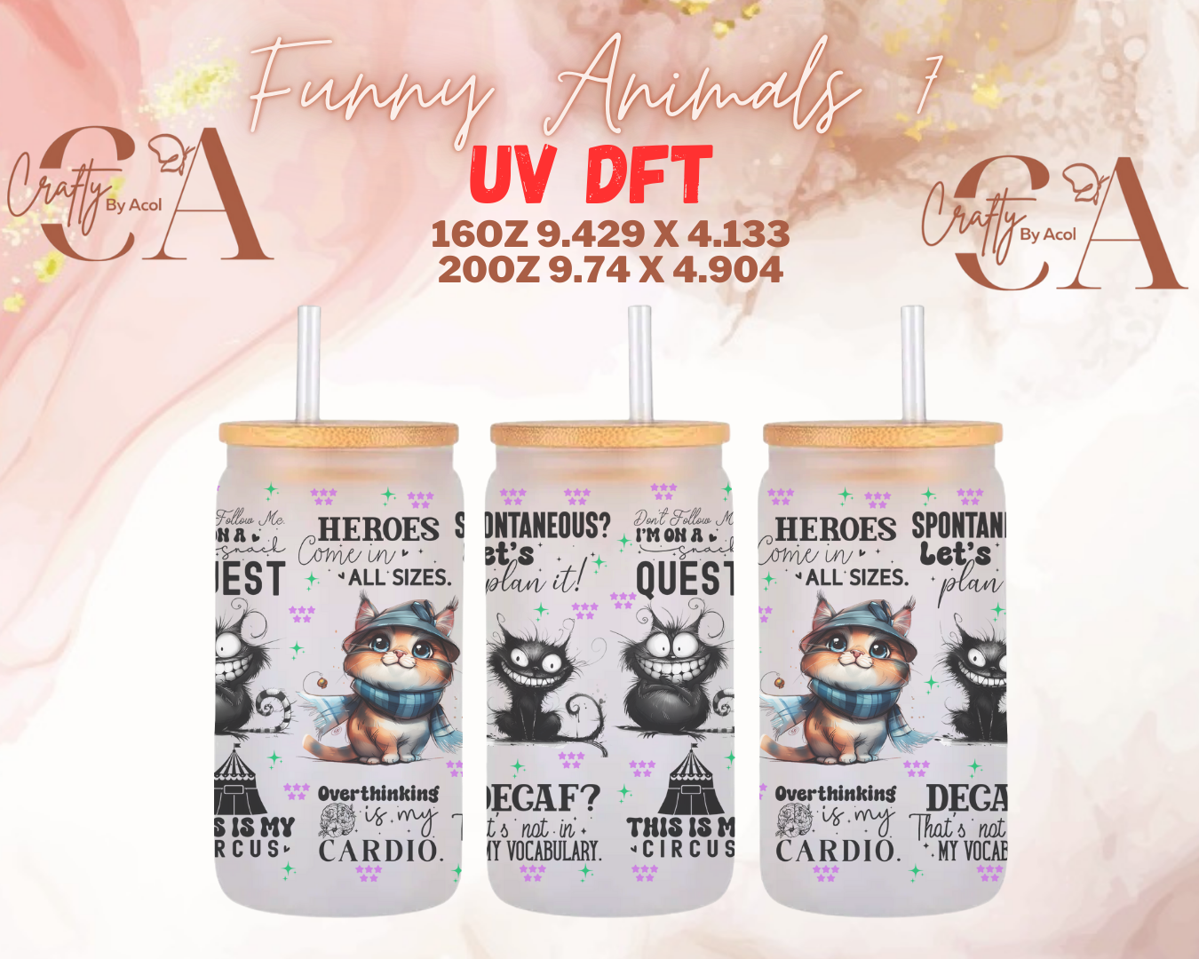 Funny Animals UV DFT