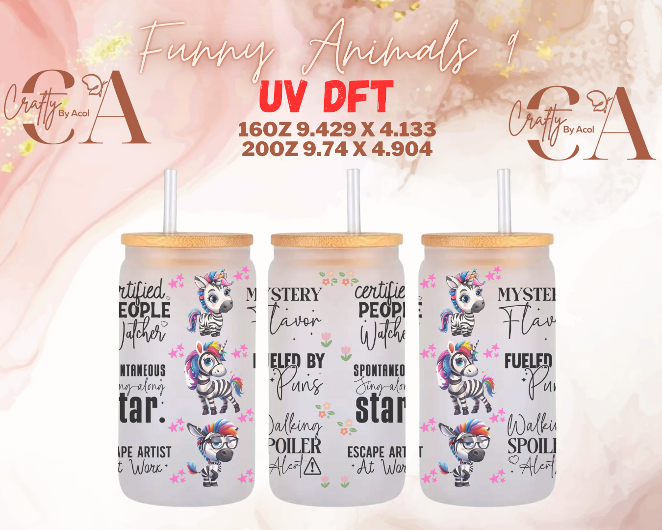 Funny Animals UV DFT