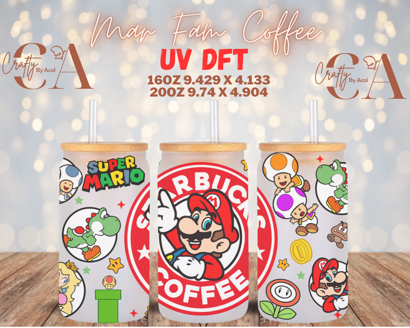 Mar Fam Coffee UV DFT Cup Wrap