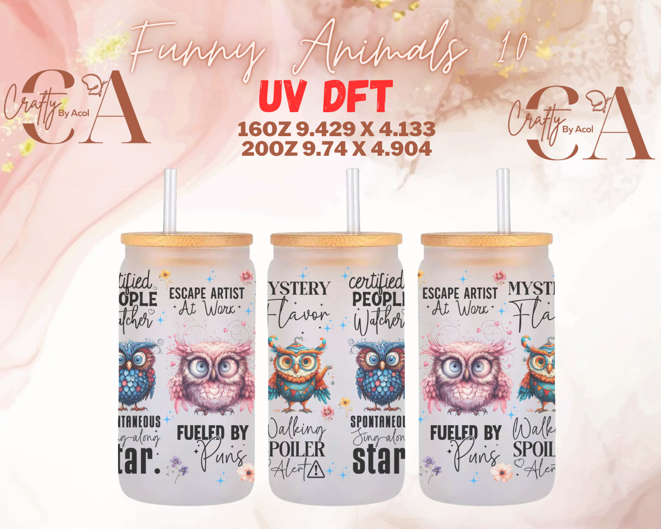 Funny Animals UV DFT