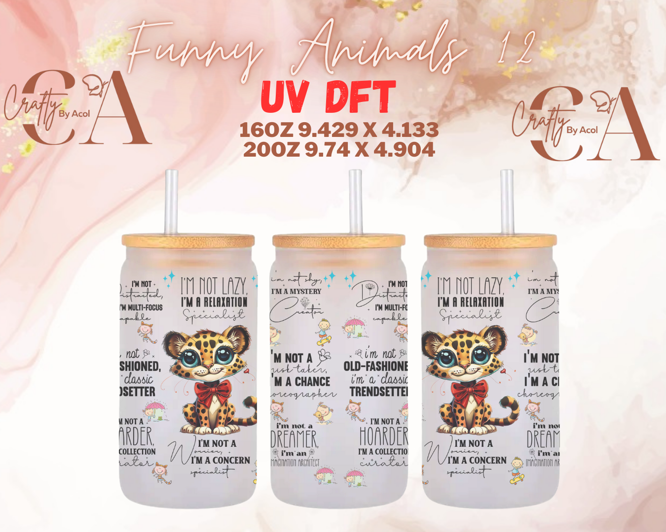 Funny Animals UV DFT