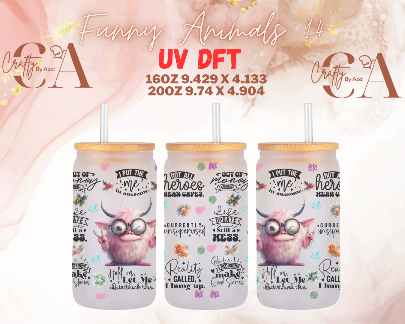 Funny Animals UV DFT
