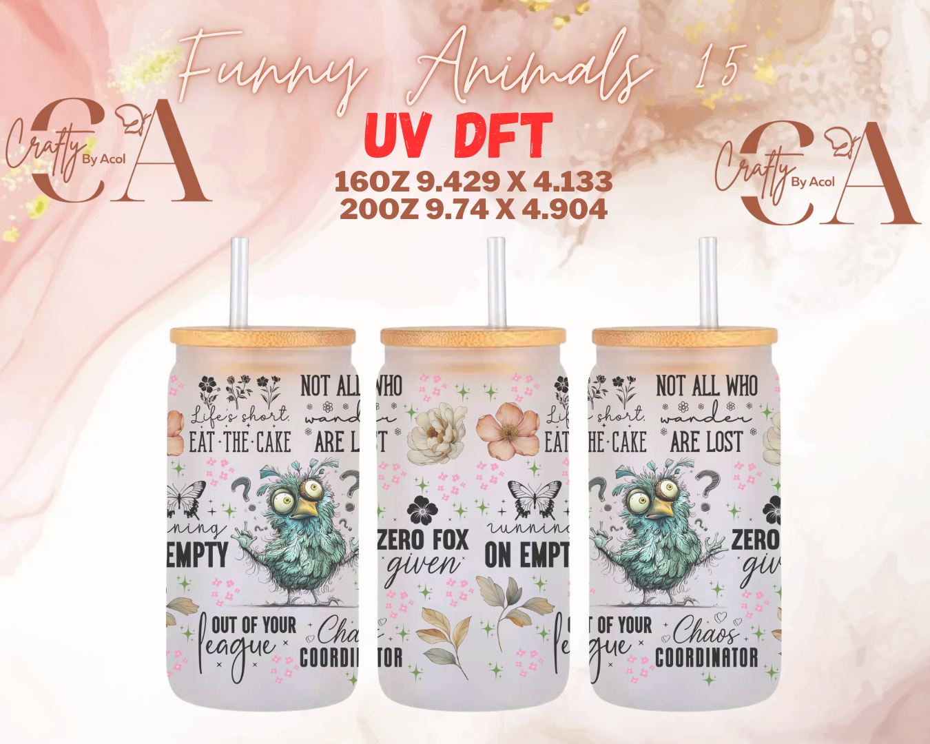Funny Animals UV DFT