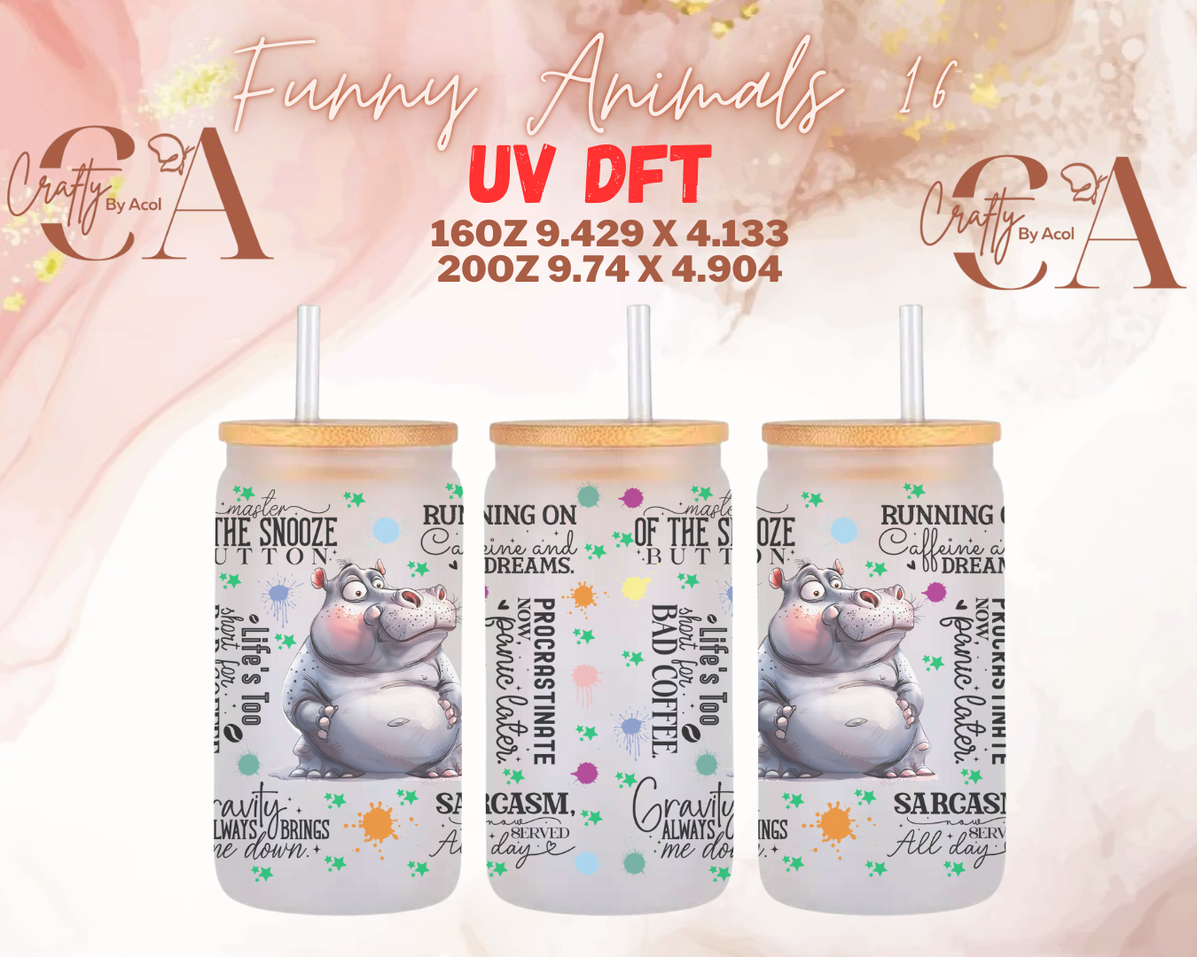 Funny Animals UV DFT