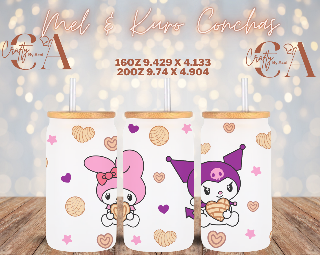 Mel & Kuro Vinyl Can Wrap
