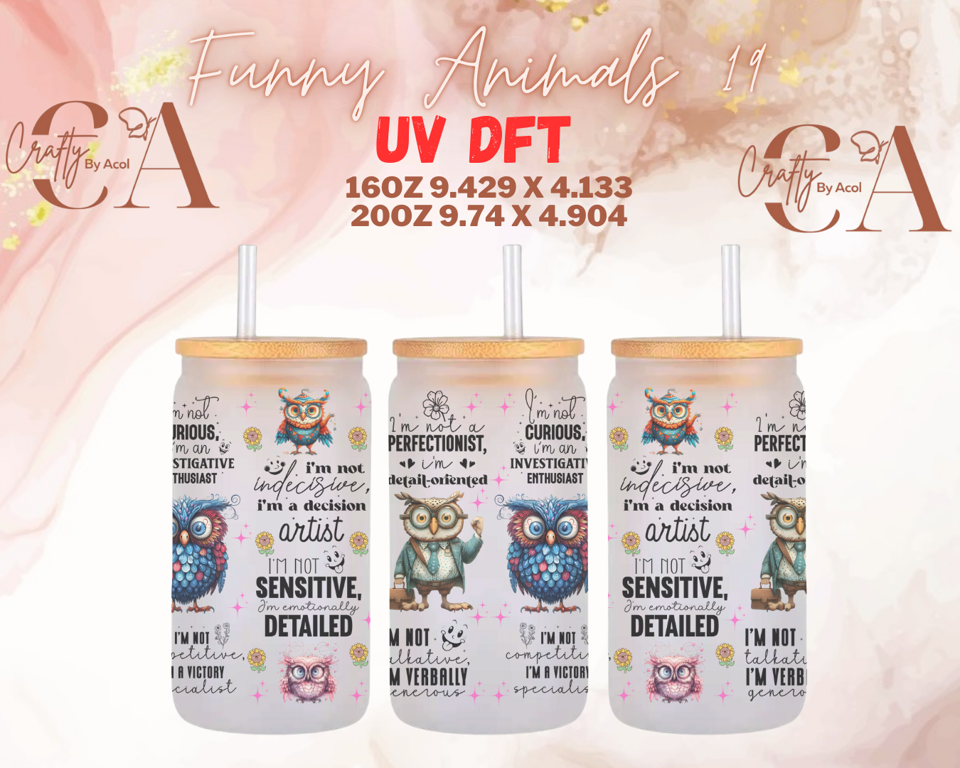 Funny Animals UV DFT