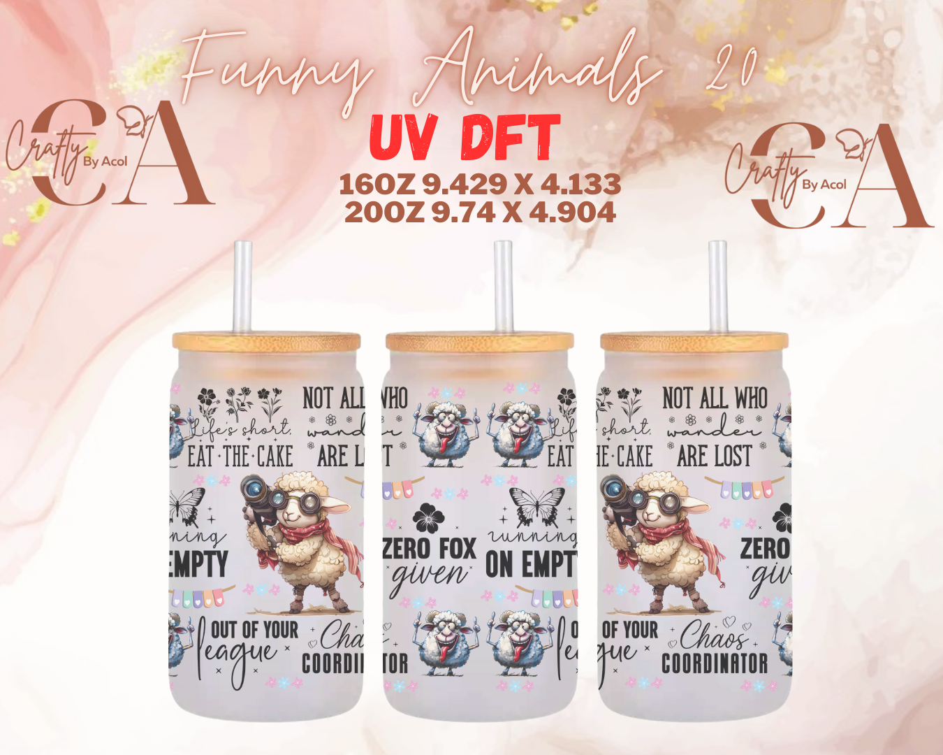 Funny Animals UV DFT