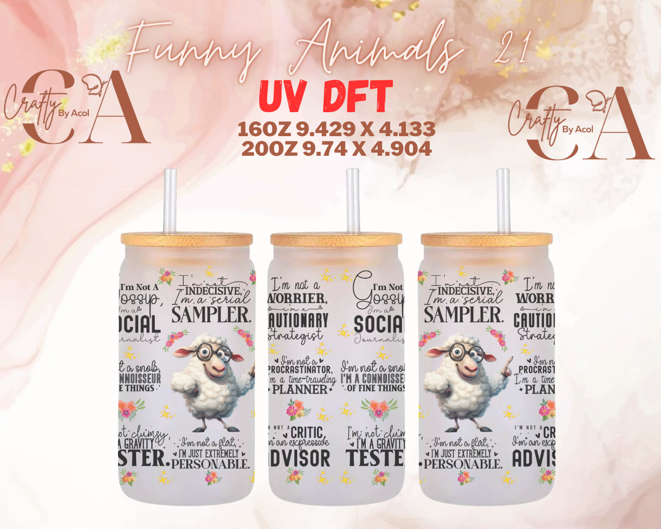 Funny Animals UV DFT