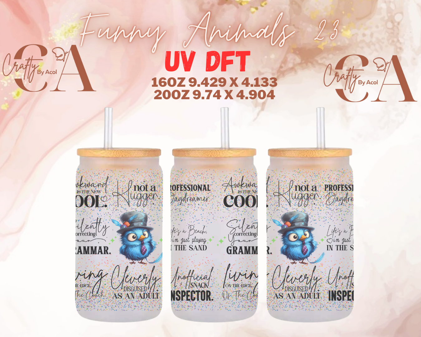 Funny Animals UV DFT