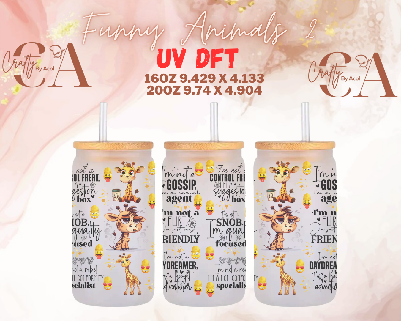 Funny Animals UV DFT