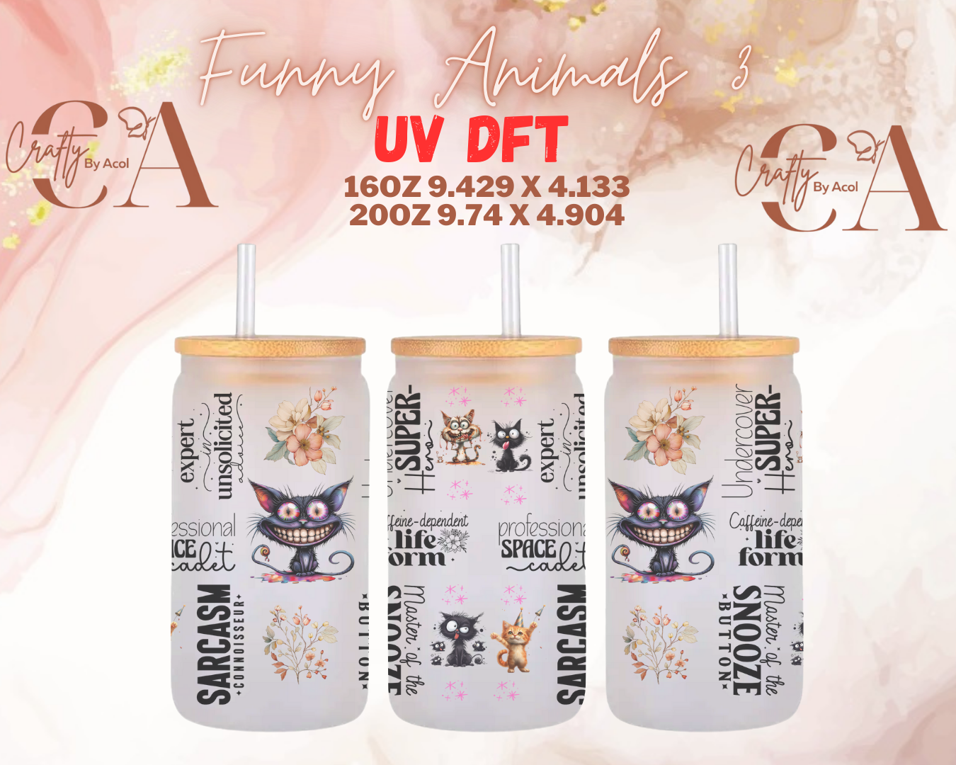 Funny Animals UV DFT