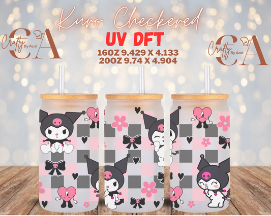 Kuro Checkred UV DFT Cup Wrap