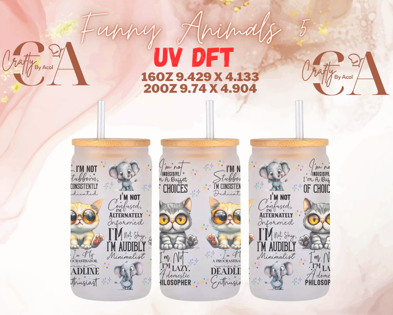 Funny Animals UV DFT