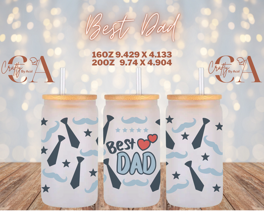 Best Dad Vinyl Can Wrap