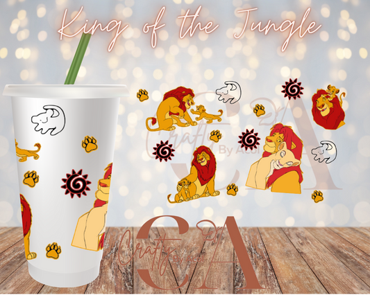 King of the Jungle Vinyl Can Wrap