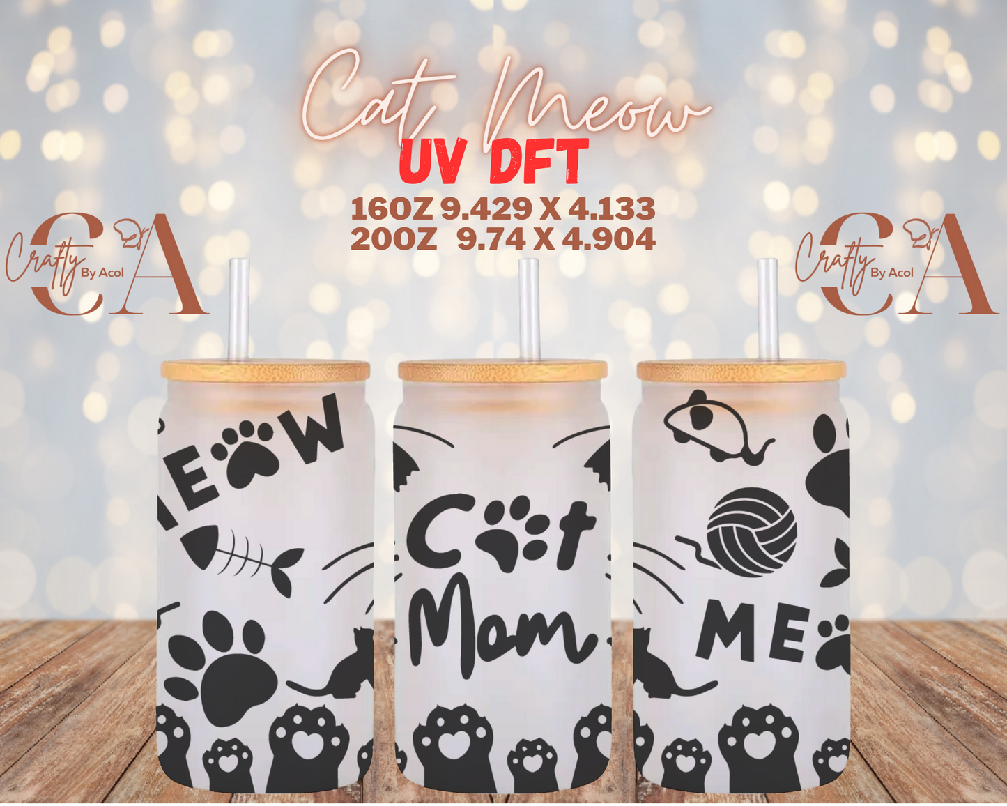 Cat Meow UV DFT Cup Wrap