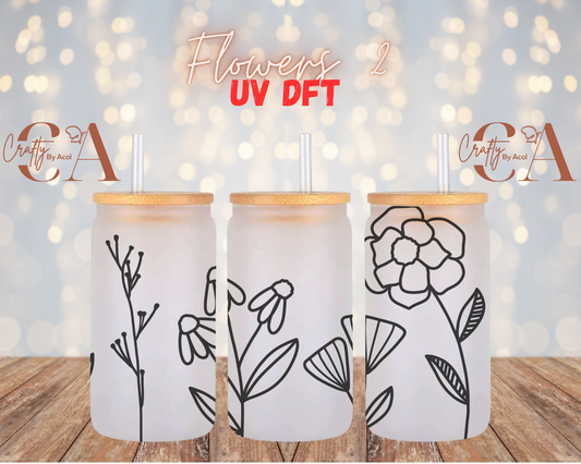 Flowers 2 UV DFT Cup Wrap