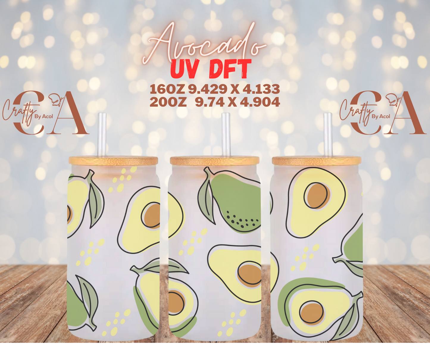 Avocado UV DFT Cup Wrap