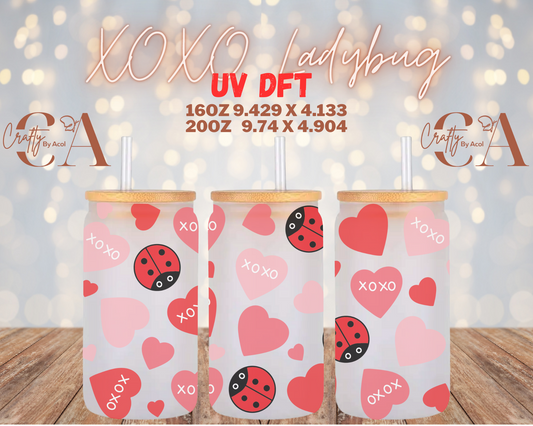 XOXO Ladybug UV DFT Cup Wrap