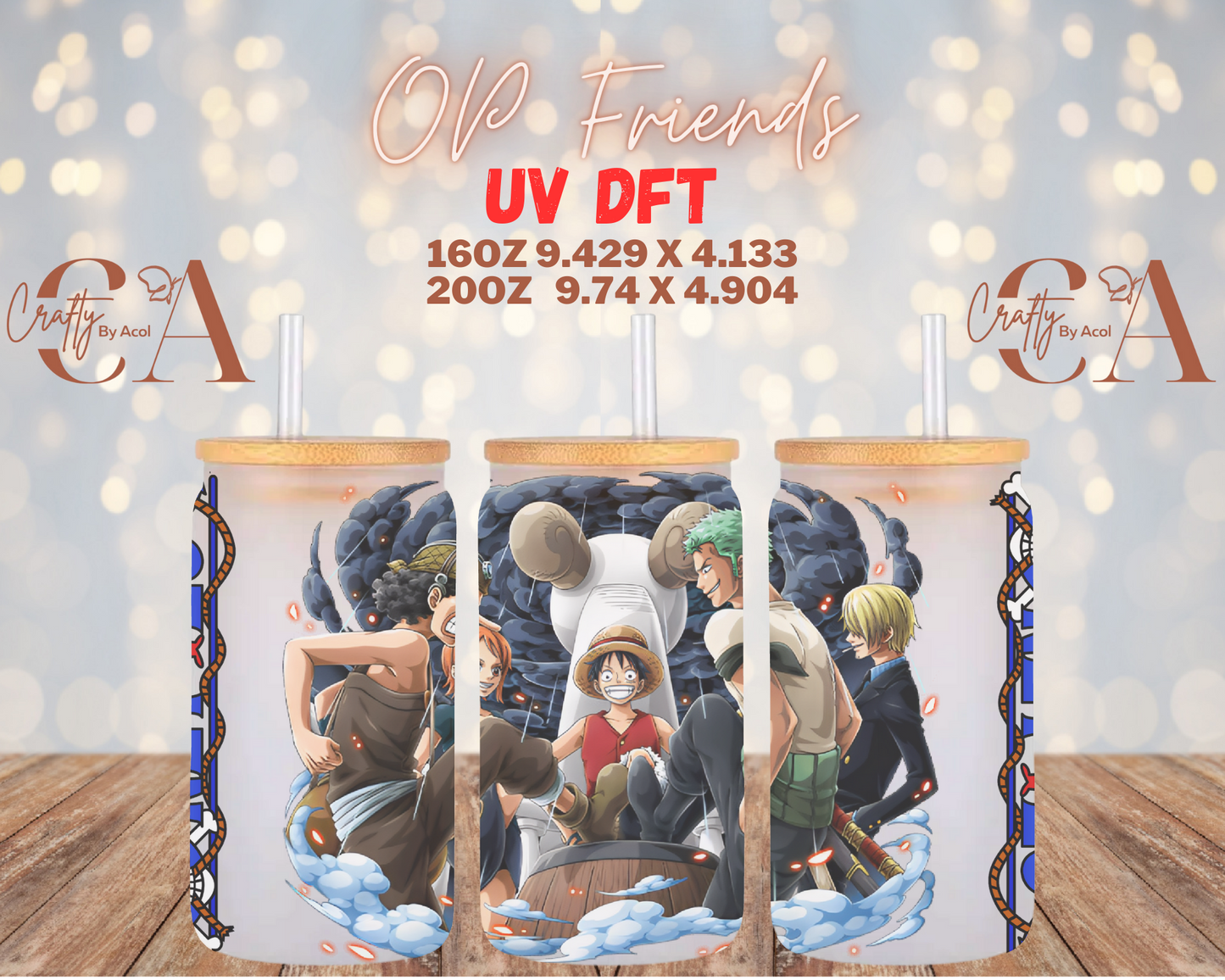 OP Friends UV DFT Cup Wrap