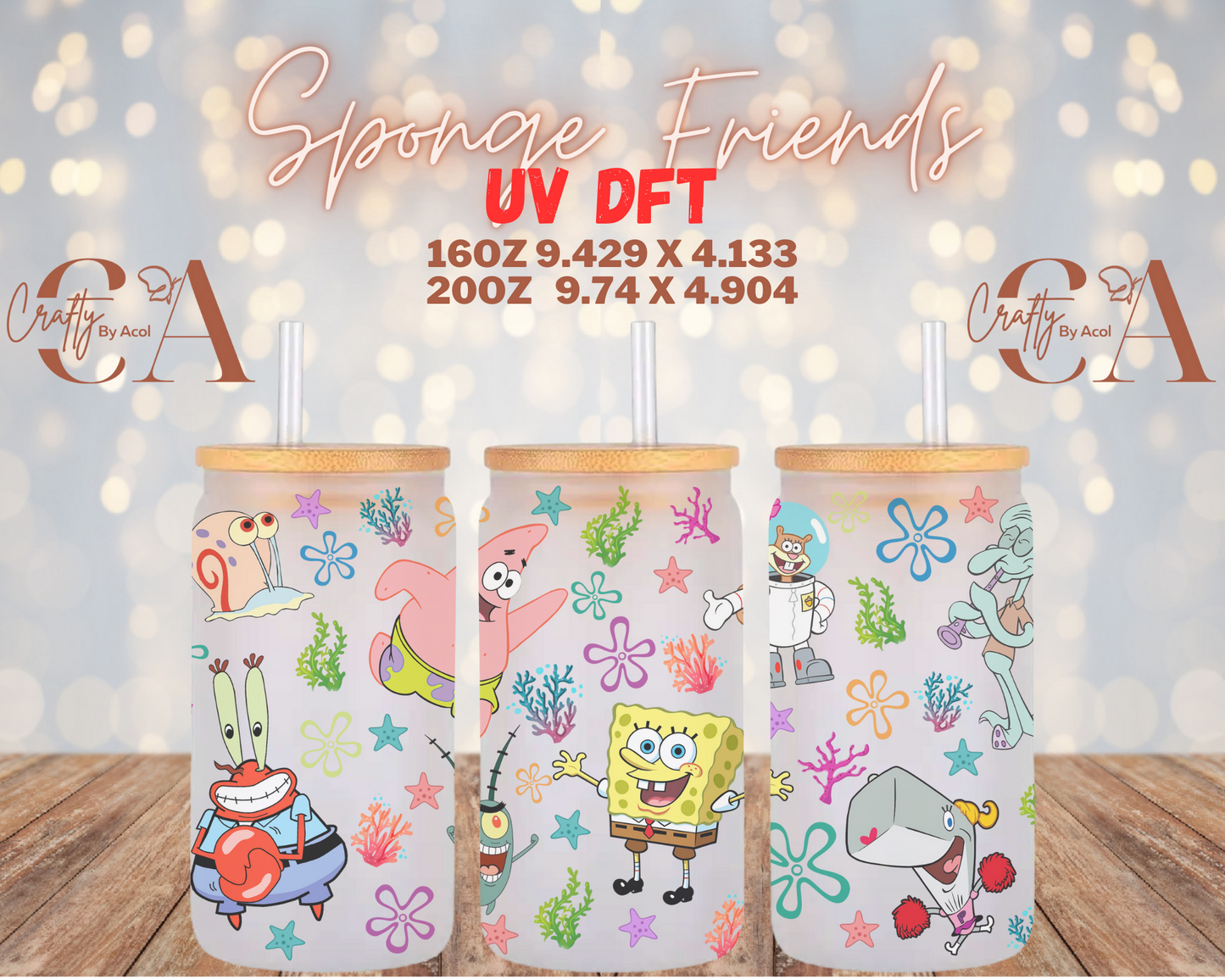 Sponge Friends UV DFT Cup Wrap